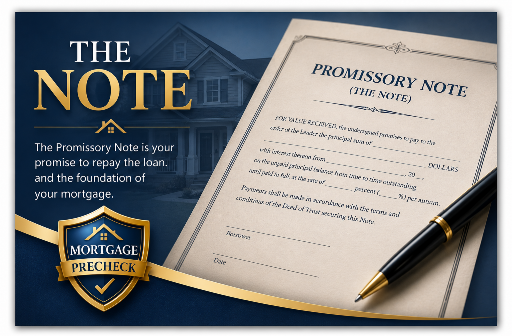 The mortgage NOTE