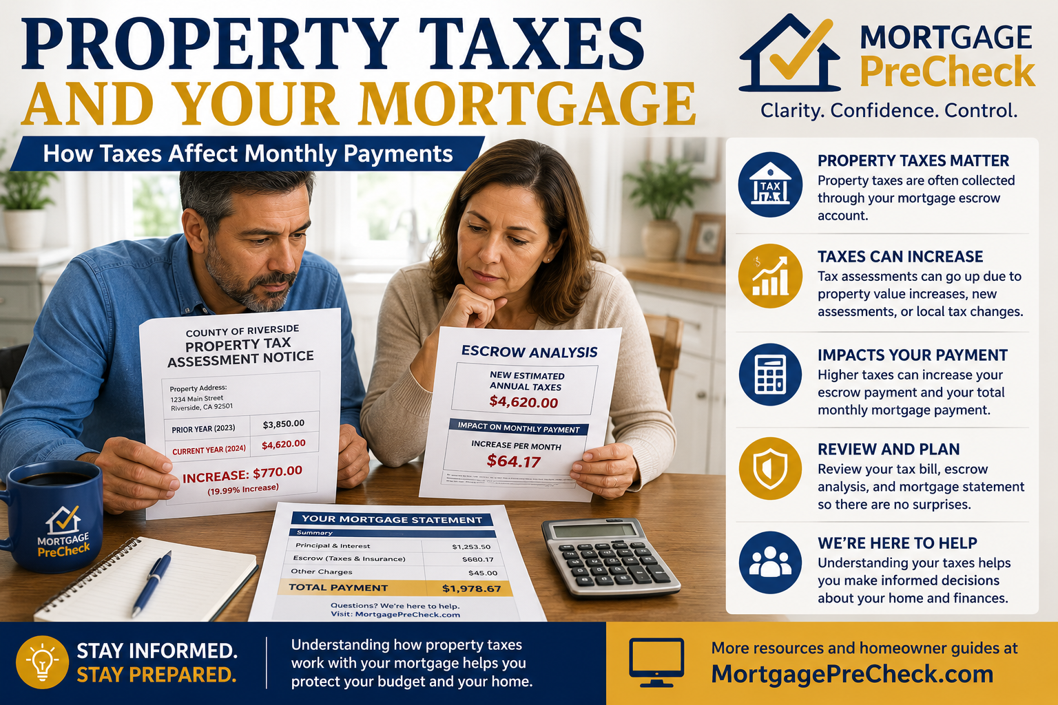 Property Taxes and Your Mortgage